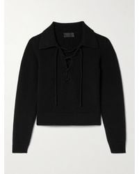 Nili Lotan - Rosemary Lace-Up Wool Sweater - Lyst