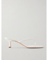Manolo Blahnik - Paterno 50 Leather Thong Sandals - Lyst