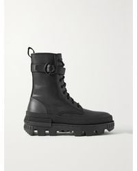 Moncler - Carinne Leather Ankle Boots - Lyst