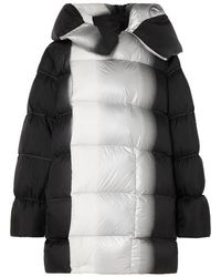 Rick Owens Sisy Oversized Dégradé Quilted Shell Down Coat - Black