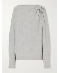 Dries Van Noten - Gathered Cotton-Jersey T-Shirt - Lyst