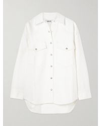 Agolde - Lotta Organic Cotton And Lyocell-Blend Denim Shirt - Lyst