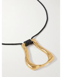 Alighieri - The Link Of Wanderlust Recycled-Plated Cord Necklace - Lyst