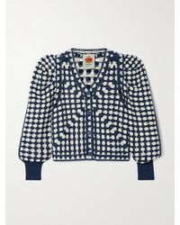 FARM Rio - Cardigan Aus Einer Gehäkelten Baumwollmischung - Lyst