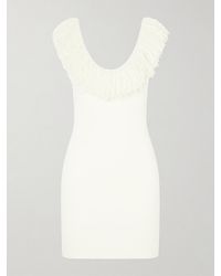 SIR. - Marcelline Fringed Stretch-Knit Mini Dress - Lyst