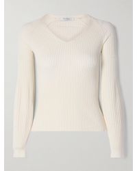 Max Mara - Gioiosa Ribbed Cotton Sweater - Lyst