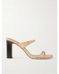 Jimmy Choo - Lucian 85 Leather Mules - Lyst