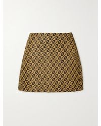Dodo Bar Or - Emely Woven Leather Mini Skirt - Lyst