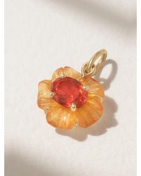 Irene Neuwirth - Tropical Flower 18-Karat, Fire Opal Pendant - Lyst