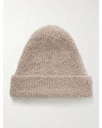 The Row - Leomir Cashmere, Alpaca And Silk-Blend Beanie - Lyst