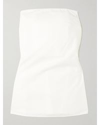 Rohe - Bustier Aus Baumwollpopeline Mit Schößchen - Lyst