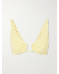 Away That Day - Palma Gathered Bikini Top - Lyst