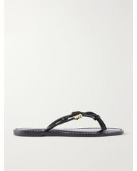 Amanu - The Kiwayu Embellished Leather Sandals - Lyst