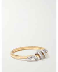 Ileana Makri - Twisted Boa 18-Karat And Diamond Ring - Lyst