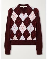RÙADH - The Academy Checked Cashmere Sweater - Lyst