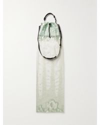 16Arlington - Agatha Leather, Satin And Embellished Tulle Shoulder Bag - Lyst