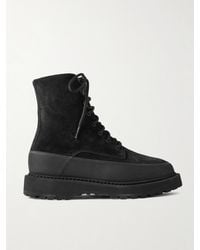 Le Monde Beryl - Dolomite Shearling-Lined Suede Ankle Boots - Lyst