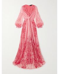 Etro - Tiered Paisley-Print Silk-Crepon Maxi Dress - Lyst