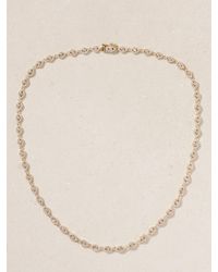 Sydney Evan - Small Evil Eye Eternity 14-Karat Diamond Necklace - Lyst
