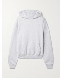 Skims - Cotton Fleece Classic Hoodie – Light Heather – Hoodie Aus Fleece Aus Einer Baumwollmischung - Lyst