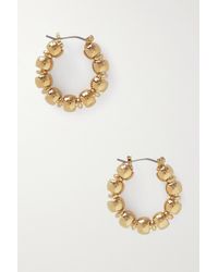 Laura Lombardi - Maremma Recycled Gold-plated Hoop Earrings - Lyst
