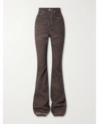Rick Owens - Bolan High-Waist Flared Jeans - Lyst