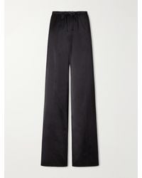 Dries Van Noten - Puvis Wide-Leg Satin Pants - Lyst