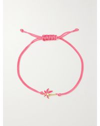 Yvonne Léon - 9-Karat, Cord, Enamel And Diamond Bracelet - Lyst