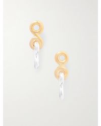 Uncommon Matters - Boucles D'Oreilles En Vermeil Et Argent Double-Loop Knot - Lyst