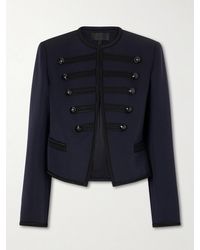 Nili Lotan - Blondie Wool-Gabardine Jacket - Lyst