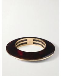 Jacques Marie Mage - Loulou De La Falaise Rhoda-Plated Acetate Bangle - Lyst