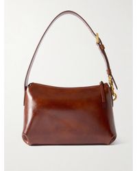 Dries Van Noten - Small Glossed-Leather Shoulder Bag - Lyst