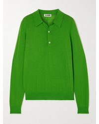 B Sides - Merino Wool Polo Sweater - Lyst