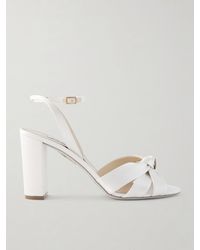 Aquazzura - Nina 85 Satin Sandals - Lyst
