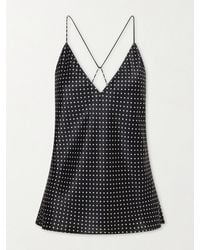 Nili Lotan - Emile Polka-Dot Silk-Satin Camisole - Lyst