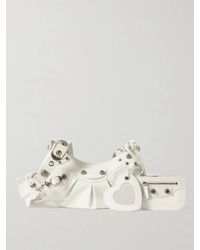Balenciaga - Le Cagole Xs Studded Crinkled-Leather Shoulder Bag - Lyst