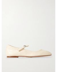 Aeyde - Uma Leather Mary Jane Ballet Flats - Lyst