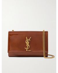 Saint Laurent - Kate Small Patent-Leather Shoulder Bag - Lyst