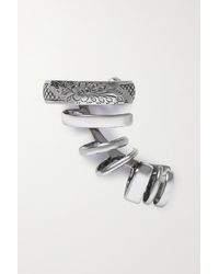 Alexander McQueen Silver-tone Ear Cuff - Metallic