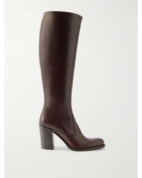 Chloé - Phoenix Leather Knee Boots - Lyst