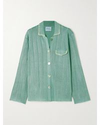 Calle Del Mar - Ribbed-Knit Shirt - Lyst