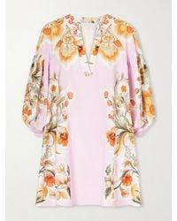 Borgo De Nor - Harlow Cotton-Blend Lace Mini Dress - Lyst