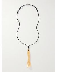Lemaire - Gua Sha Fork Aragonite Cord Necklace - Lyst