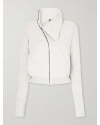 Rick Owens - Cropped Organic Cotton-Jersey Hoodie - Lyst
