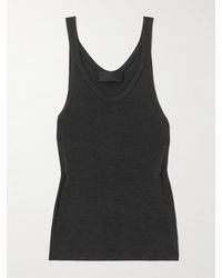 Nili Lotan - Selah Ribbed Silk-Jersey Tank - Lyst