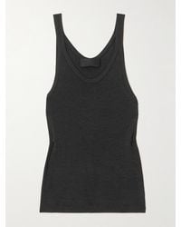 Nili Lotan - Selah Ribbed Silk-Jersey Tank - Lyst