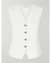 Max Mara - Gola Grain De Poudre Vest - Lyst
