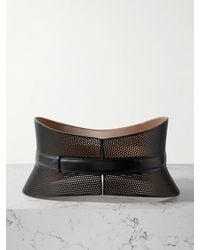 Alaïa - Neo Bustier Laser-Cut Leather Belt - Lyst