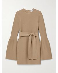 Gabriela Hearst - Tenas Minikleid Aus Einer Woll-Kaschmirmischung Mit Bindegürtel - Lyst