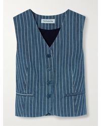 【TheFrankieShop】Clare コットンデニムベスト Clare コットンデニムベスト - The Frankie Shop - レディース